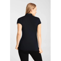 Camisa de treino Horze Mina feminina Abertura Azul-marinho