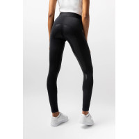 Legging de equitação Horze Maia com fundo completo feminino Abertura Azul-marinho