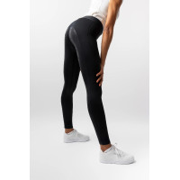 Legging de equitação Horze Maia com fundo completo feminino Abertura Azul-marinho