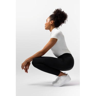 Legging de equitação feminina Horze Maia fundo completo