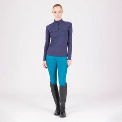 Legging de equitação feminino com grip Shires Aubrion Legging de equitação feminino com grip Shires Aubrion