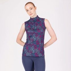 Camisa térmica equitação sem mangas Aubrion React