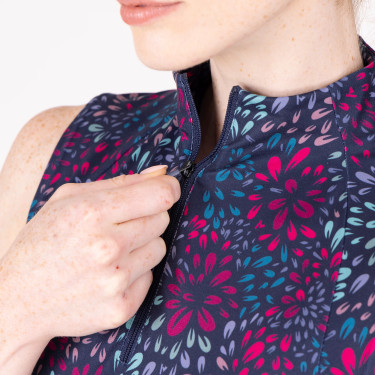 Camisa térmica equitação sem mangas Aubrion React