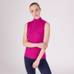 Camisa térmica equitação sem mangas Aubrion React Camisa térmica equitação sem mangas Aubrion React