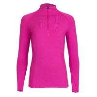 Camisola térmica de manga comprida React jovem cavaleiro Shires Aubrion Fúcsia Rosa Camisola térmica de manga comprida React jovem cavaleiro Shires Aubrion Fúcsia Rosa