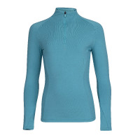 Camisola térmica de manga comprida React jovem cavaleiro Shires Aubrion Bruma Azul