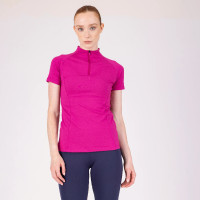 Camisola interior de manga curta React Shires Aubrion Fúcsia Rosa