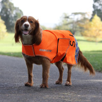 Casaco de malha para cão Shires Equi-Flector® Laranja vivo