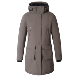 Parka Covalliero AH26 Mulher Chocolate ao leite Cinzento
