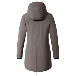 Parka Covalliero AH26 Mulher Chocolate ao leite Cinzento