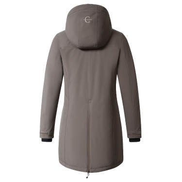 Parka Covalliero AH26 Mulher Chocolate ao leite Cinzento