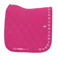 Manta Essencial Dressage GEM Equitação Rosa magenta / logótipo branco