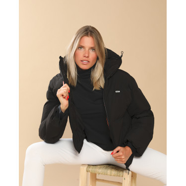 Casaco acolchoado Royale GEM Equitação mulher Preto