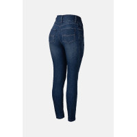 Jeans western slim Eleanor mulher Horze Denim escuro Azul Jeans western slim Eleanor mulher Horze Denim escuro Azul