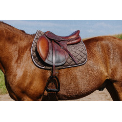 Tapete de Sela Equitação Riding World Veludo