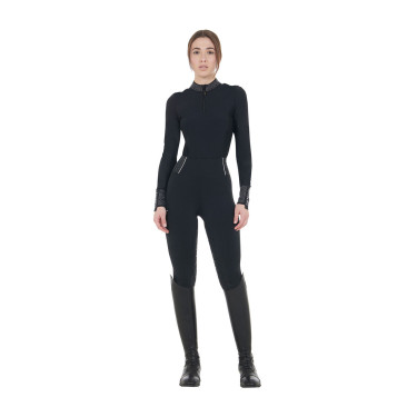 Polo técnica de treino feminina com strass Equestro mulher