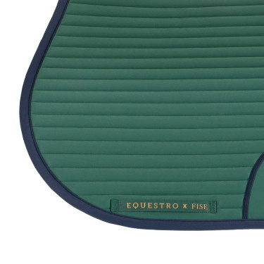Manta de sela salto com logo bordado Equestro X Fise 100