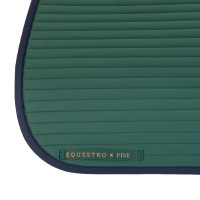 Capa de sela de dressage com logótipo bordado Equestro X Fise 100