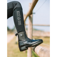 Xanadu Botim de Cano Curto com Fecho Frontal Mountain Horse Preto