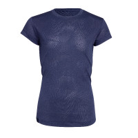 T-shirt técnico React jovem cavaleiro Shires Aubrion Meia-noite Azul