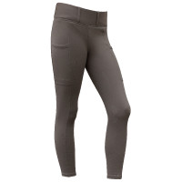 Covalliero Legging equestre AH26 mulher Chocolate ao leite Cinzento