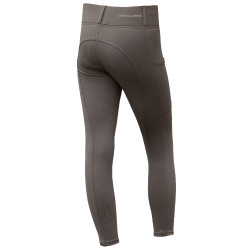 Covalliero Legging equestre AH26 mulher Chocolate ao leite Cinzento