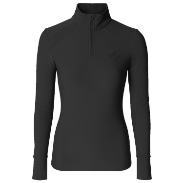 Camisola Active de Gola Alta AH26 Mulher Preto