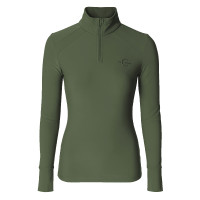 Camisola Active de Gola Alta AH26 Mulher Verde floresta Camisola Active de Gola Alta AH26 Mulher Verde floresta