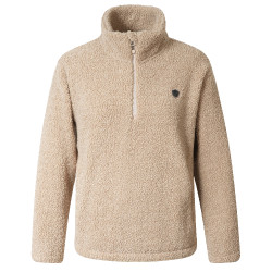 Covalliero Sweat malha Teddy AH26 mulher Bege