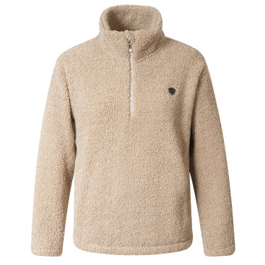 Covalliero Sweat malha Teddy AH26 mulher Bege