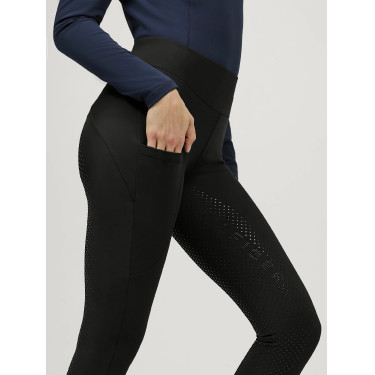 Legging de equitação inverno full grip com strass TH Legging de equitação inverno full grip com strass TH