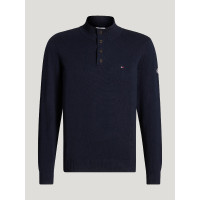 Sweater Scott Masculino 1/4 Botões Tommy Hilfiger Equestrian homem