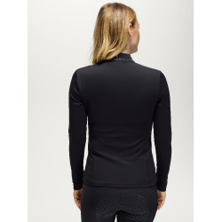 Top de Treino Cady Mulher 1/4 Zip com Strass Tommy Hilfiger Equestrian