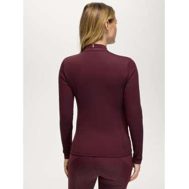Top de Treino Cady Mulher 1/4 Zip com Strass Tommy Hilfiger Equestrian
