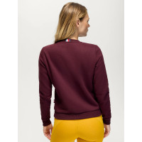 Sweatshirt Campus Feminino Tommy Hilfiger Equestrian mulher Borgonha escuro Bordô Sweatshirt Campus Feminino Tommy Hilfiger Equestrian mulher Borgonha escuro Bordô