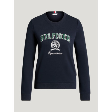 Sweatshirt Campus Feminino Tommy Hilfiger Equestrian mulher