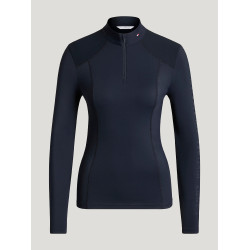 Echo Women 1/4 Zip Base Layer Tommy Hilfiger Equestrian