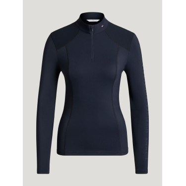 Echo Women 1/4 Zip Base Layer Tommy Hilfiger Equestrian