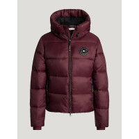 Casaco acolchoado Glendale para mulher Tommy Hilfiger Equestrian Borgonha escuro
