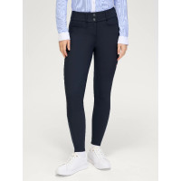 Calças de montar femininas Mia com aderência no joelho Tommy Hilfiger Equestrian mulher Céu do deserto Azul