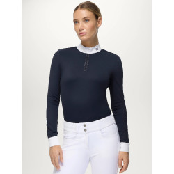 Camisa de Apresentação Feminina com Strass Monica Tommy Hilfiger Equestrian mulher