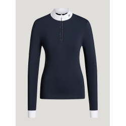 Camisa de Apresentação Feminina com Strass Monica Tommy Hilfiger Equestrian mulher