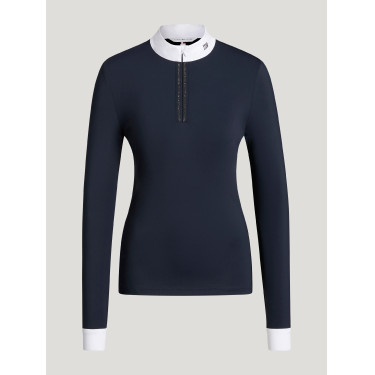 Camisa de Apresentação Feminina com Strass Monica Tommy Hilfiger Equestrian mulher