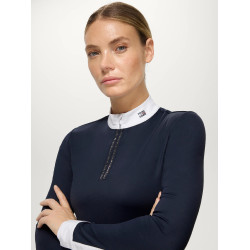 Camisa de Apresentação Feminina com Strass Monica Tommy Hilfiger Equestrian mulher