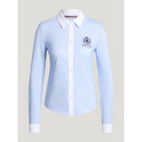 Camisa Perkins Women Stretch Stripe Tommy Hilfiger Equestrian