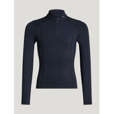 Camisola térmica de gola alta Ava Young Rider Tommy Hilfiger Equestrian Camisola térmica de gola alta Ava Young Rider Tommy Hilfiger Equestrian