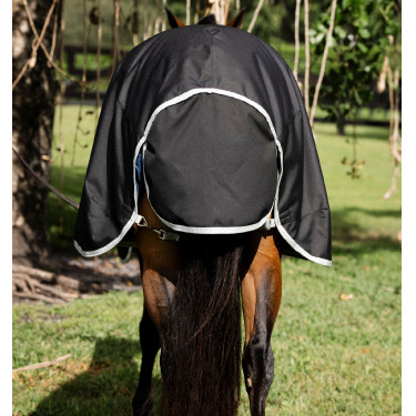Manta de Exterior Amigo Ripstop 900D Quarter Horse Plus 0g Horseware Preto / prata