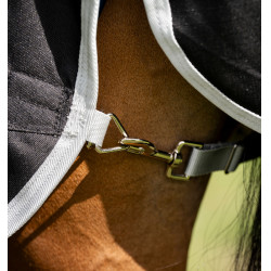 Manta de Exterior Amigo Ripstop 900D Quarter Horse Plus 0g Horseware Preto / prata
