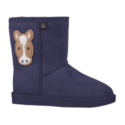 Botas forradas impermeáveis Davos Amina - HKM Azul escuro Botas forradas impermeáveis Davos Amina - HKM Azul escuro