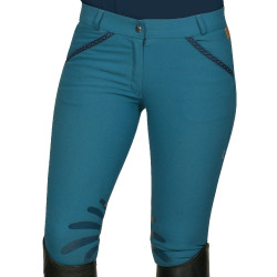 Calça Florida Feminina Flags & Cup Azul esmeralda Calça Florida Feminina Flags & Cup Azul esmeralda